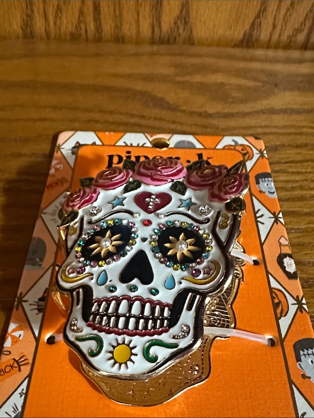 Piper k sugar skull metal bar claw clip - Picture 3 of 3